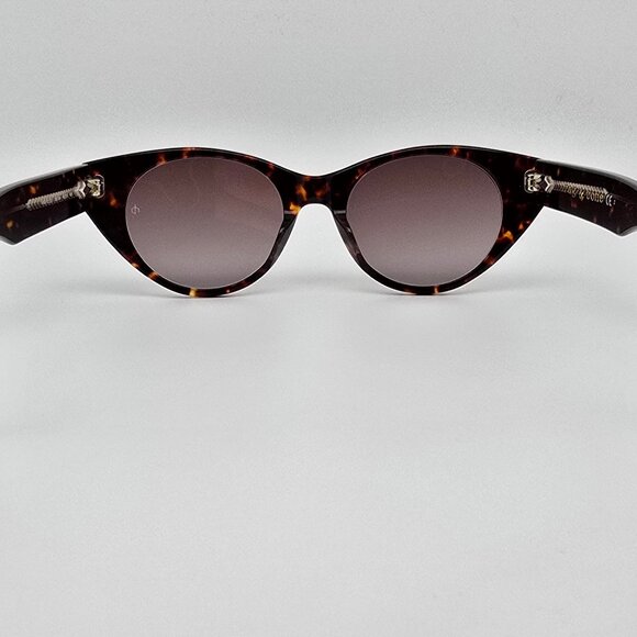 Rag & Bone RNB1012/S Dark Havana Frame Brown Gradient Flat Lens Sunglasses 49mm main image 11